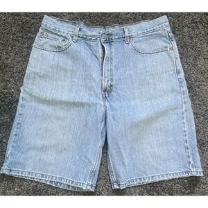 Vintage Levi's 550 Relaxed Fit Jean Mens Shorts Size 36 Light  Wash Blue